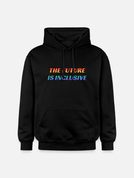The Future Is Inclusive - Gildan Unisex Softstyle® Midweight Hoodie - black