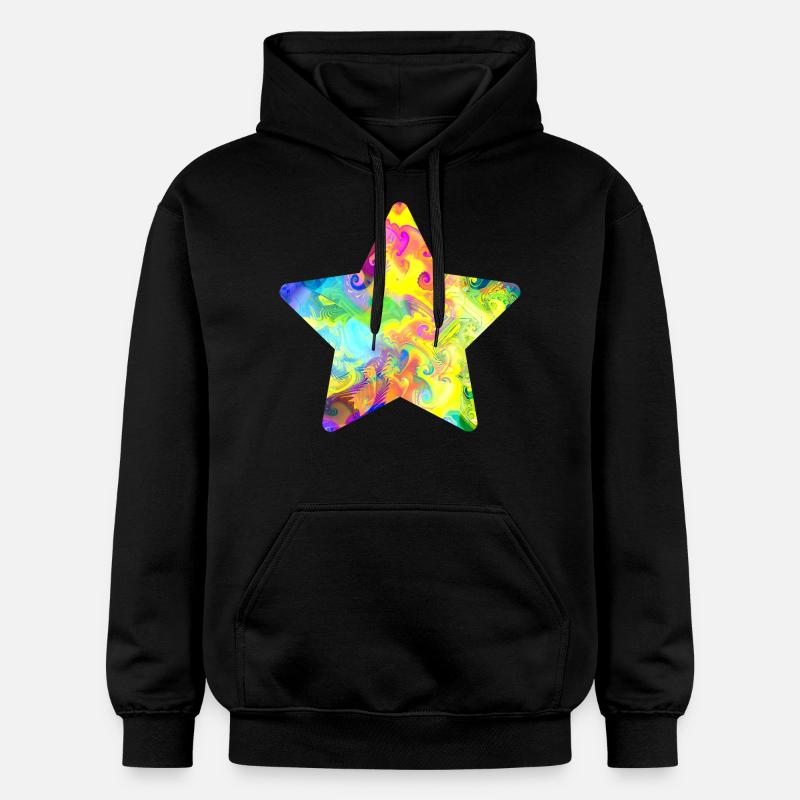 star - Sweat à capuche Softstyle® Gildan Unisexe - noir