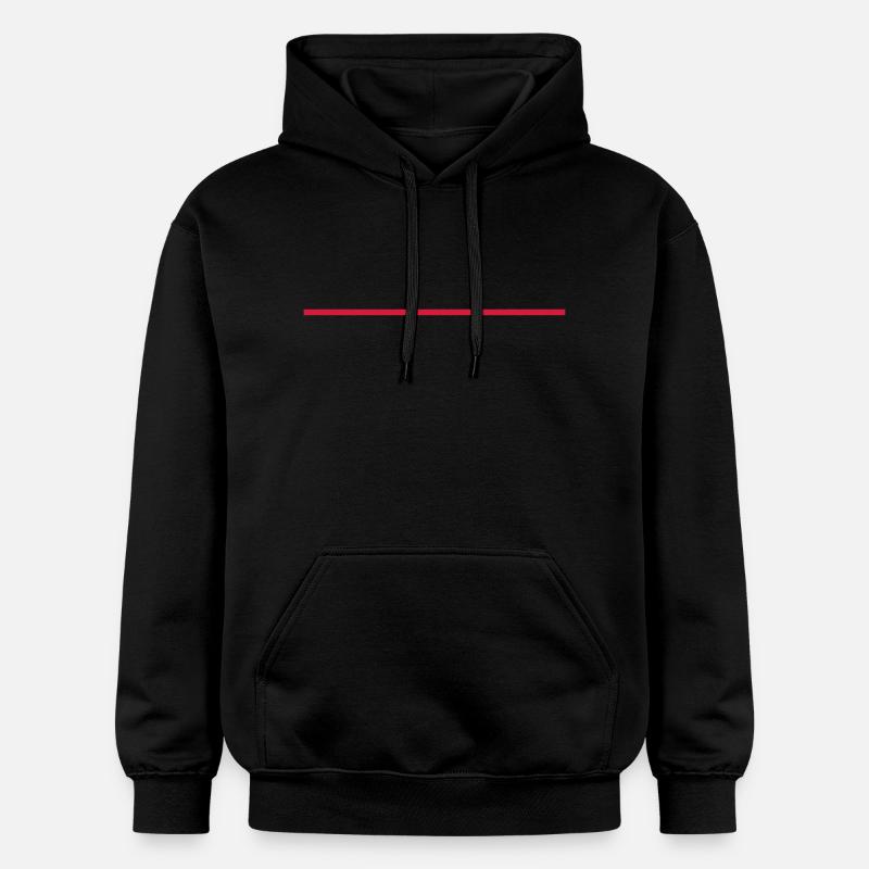 Strich - Sweat à capuche Softstyle® Gildan Unisexe - noir