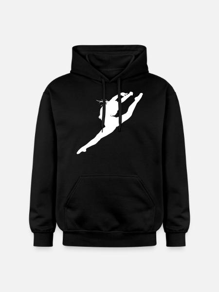 Ballerina Ballet Dance Dancer Dancing - Gildan Unisex Softstyle® Midweight Hoodie - black