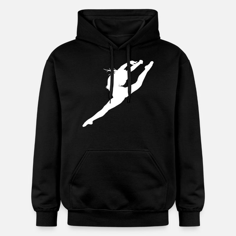 Ballerina Ballet Danse Danseuse Danse - Sweat à capuche Softstyle® Gildan Unisexe - noir