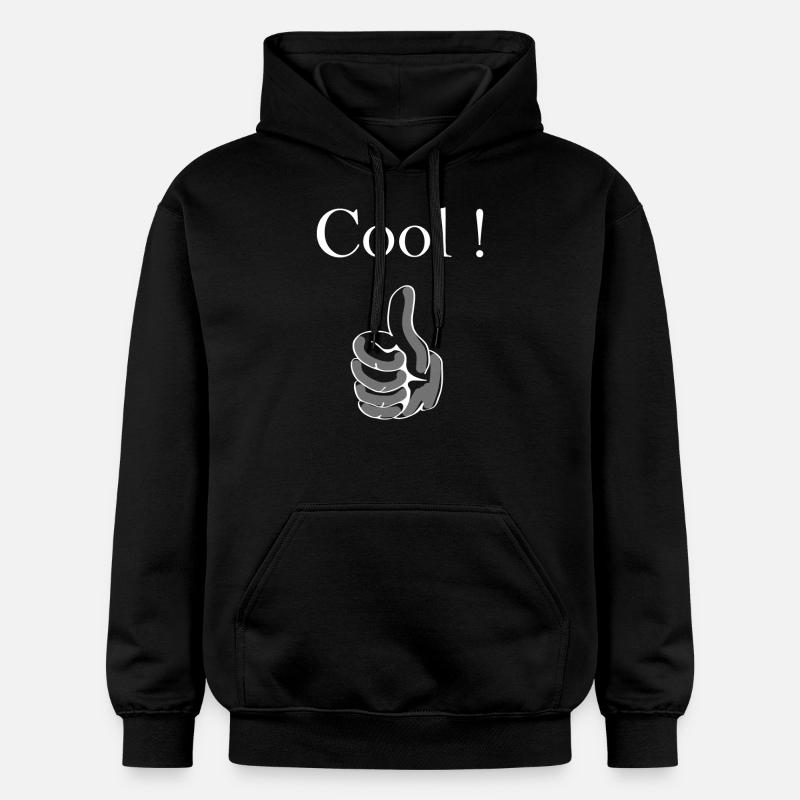 Cool les pouces! - Sweat à capuche Softstyle® Gildan Unisexe - noir