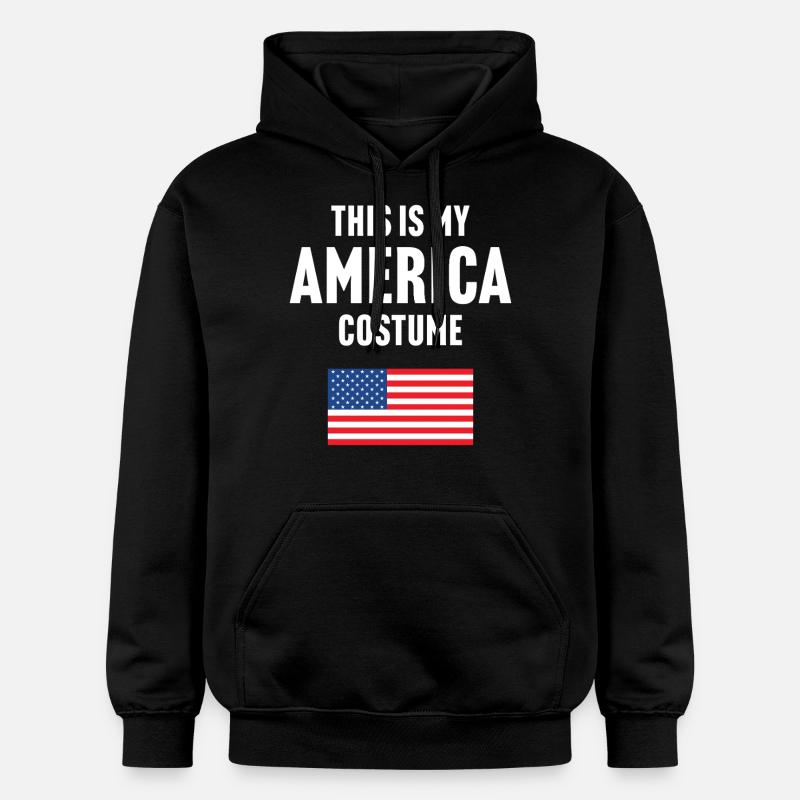 Ce costume de mon Amérique - Sweat à capuche Softstyle® Gildan Unisexe - noir