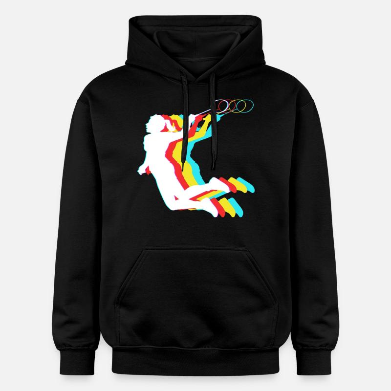 Badminton - Sweat à capuche Softstyle® Gildan Unisexe - noir