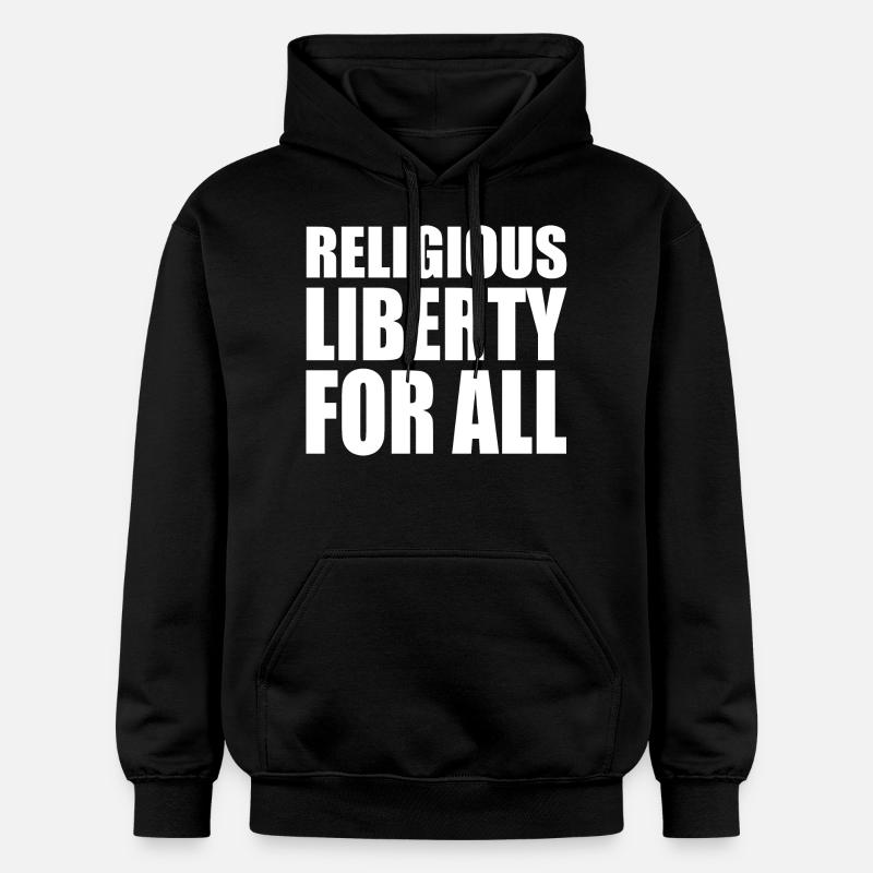 religious liberty for all - Sweat à capuche Softstyle® Gildan Unisexe - noir