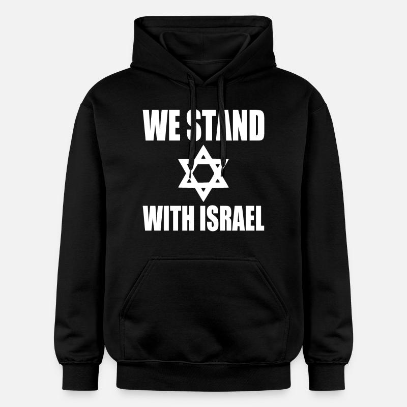 We stand with israel - Sweat à capuche Softstyle® Gildan Unisexe - noir