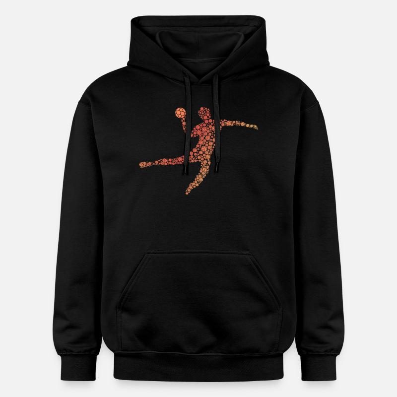 Pichet de handball - Sweat à capuche Softstyle® Gildan Unisexe - noir