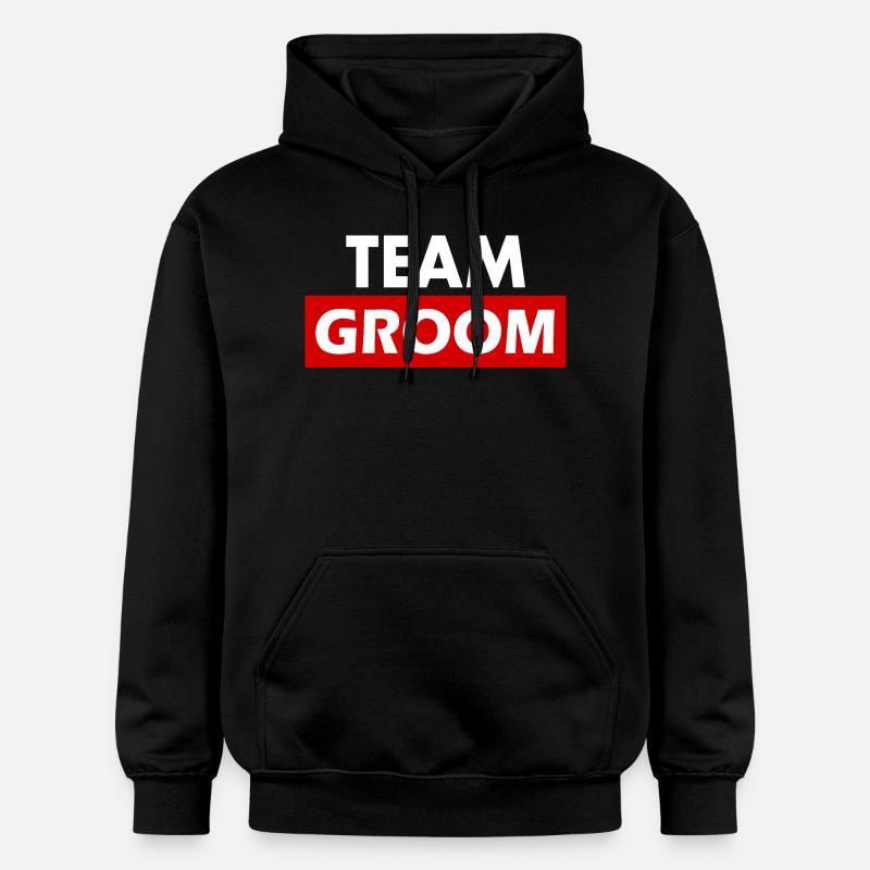 Team groom - Sweat à capuche Softstyle® Gildan Unisexe - noir