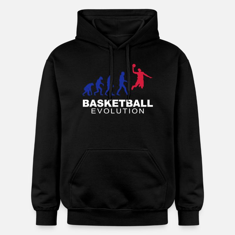 Basketball evolution - Sweat à capuche Softstyle® Gildan Unisexe - noir
