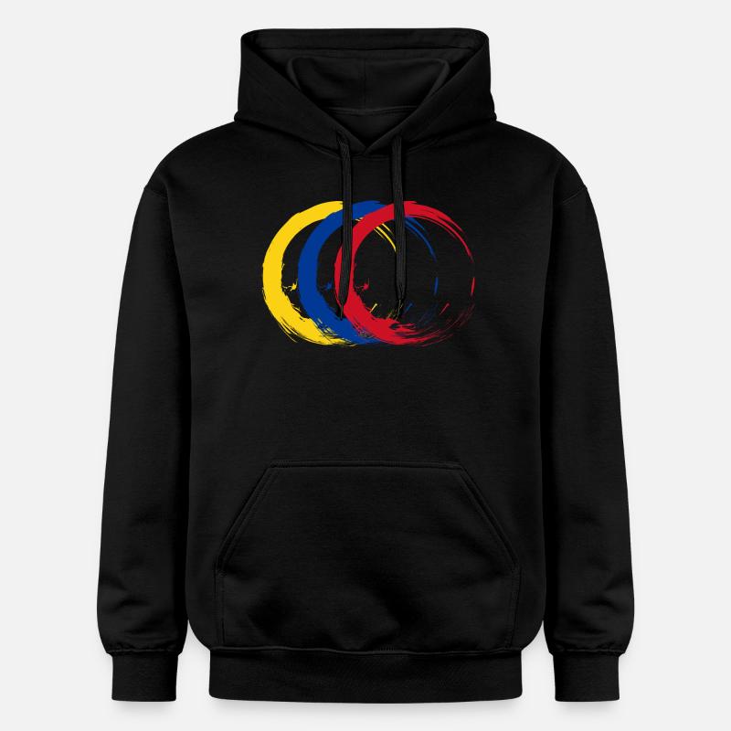 Drapeau Colombie - Sweat à capuche Softstyle® Gildan Unisexe - noir