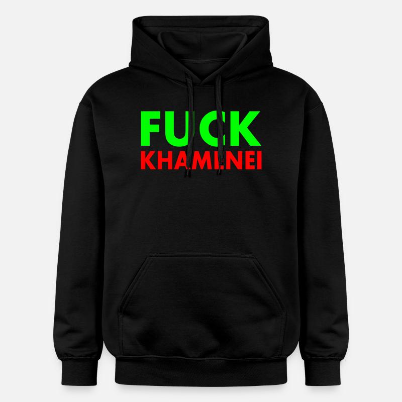 Fuck khamenei Chamenei - iran - Sweat à capuche Softstyle® Gildan Unisexe - noir