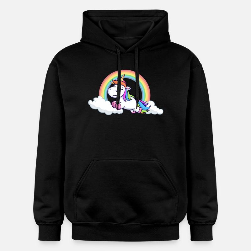 licorne - Sweat à capuche Softstyle® Gildan Unisexe - noir