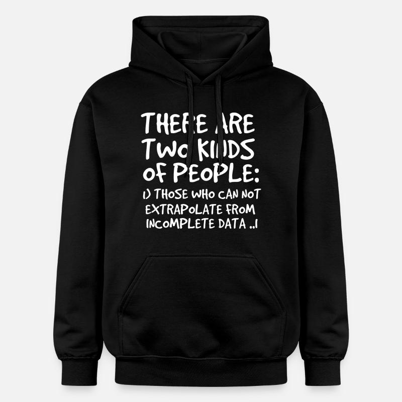Incomplete Data Funny Science Nerd - Gildan Unisex Softstyle® Midweight Hoodie - black