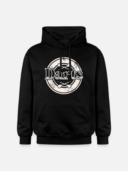 Dart Darten Darts - Gildan Unisex Softstyle® Midweight Hoodie - black
