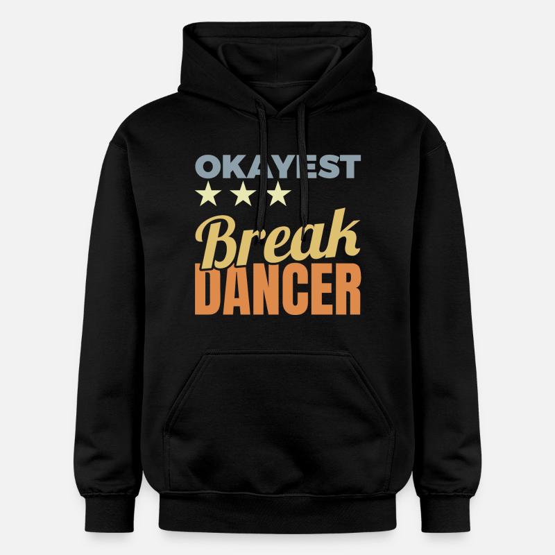 Breakdancer moyen - Sweat à capuche Softstyle® Gildan Unisexe - noir