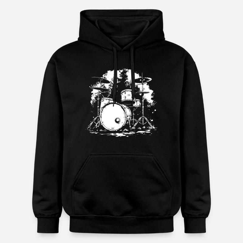 Percussion - Sweat à capuche Softstyle® Gildan Unisexe - noir