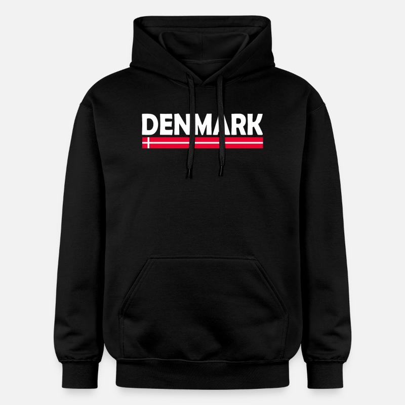 Denmark - Sweat à capuche Softstyle® Gildan Unisexe - noir
