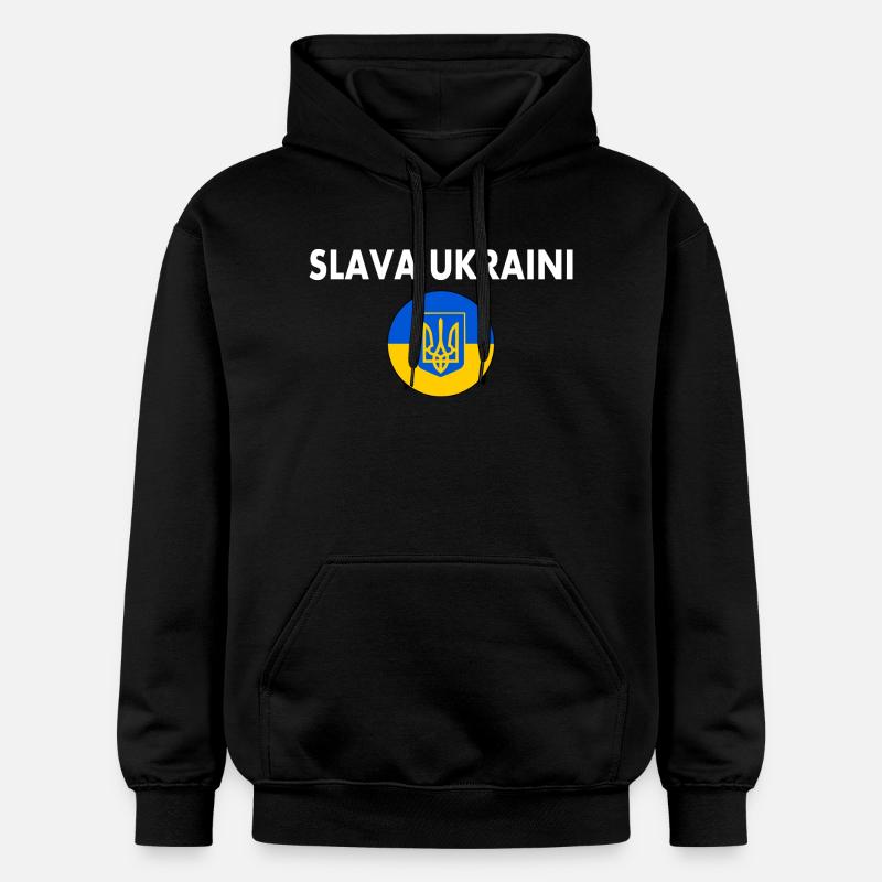 Slava ukraini - Sweat à capuche Softstyle® Gildan Unisexe - noir