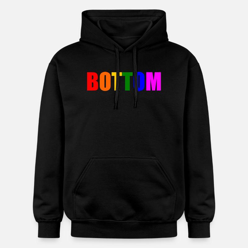 Bottom - Sweat à capuche Softstyle® Gildan Unisexe - noir