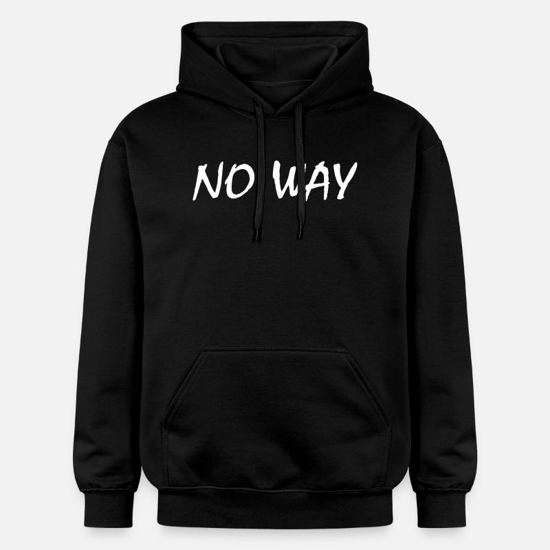No way - Sweat à capuche Softstyle® Gildan Unisexe - noir