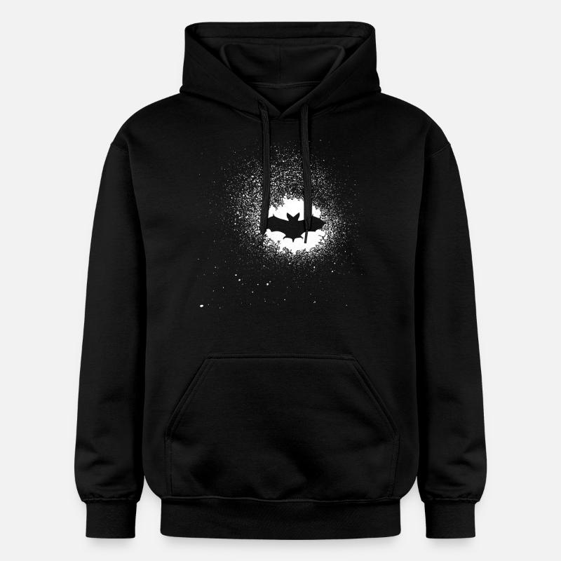 chauve-souris - Sweat à capuche Softstyle® Gildan Unisexe - noir