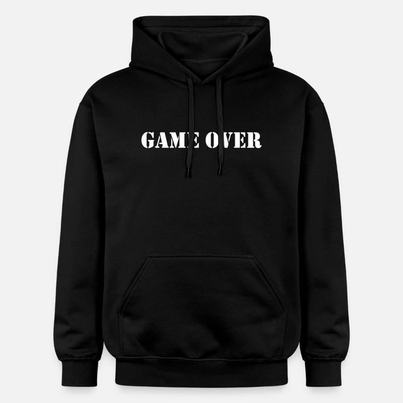 Game over - Sweat à capuche Softstyle® Gildan Unisexe - noir