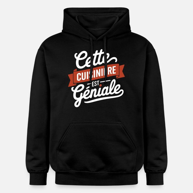 Cette Cuisinière est Géniale - Sweat à capuche Softstyle® Gildan Unisexe - noir