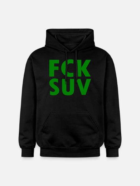 Fck suv - Gildan Unisex Softstyle® Midweight Hoodie - black