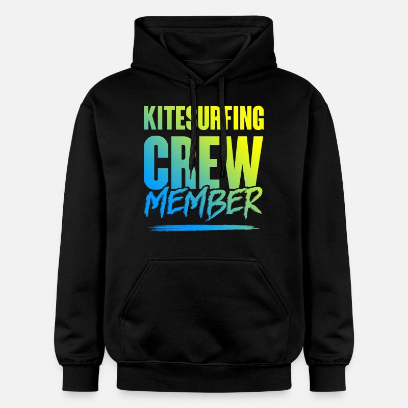 Équipage de kitesurf - Sweat à capuche Softstyle® Gildan Unisexe - noir