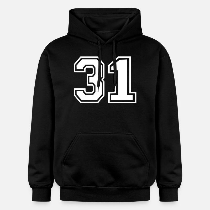 31 - Sweat à capuche Softstyle® Gildan Unisexe - noir