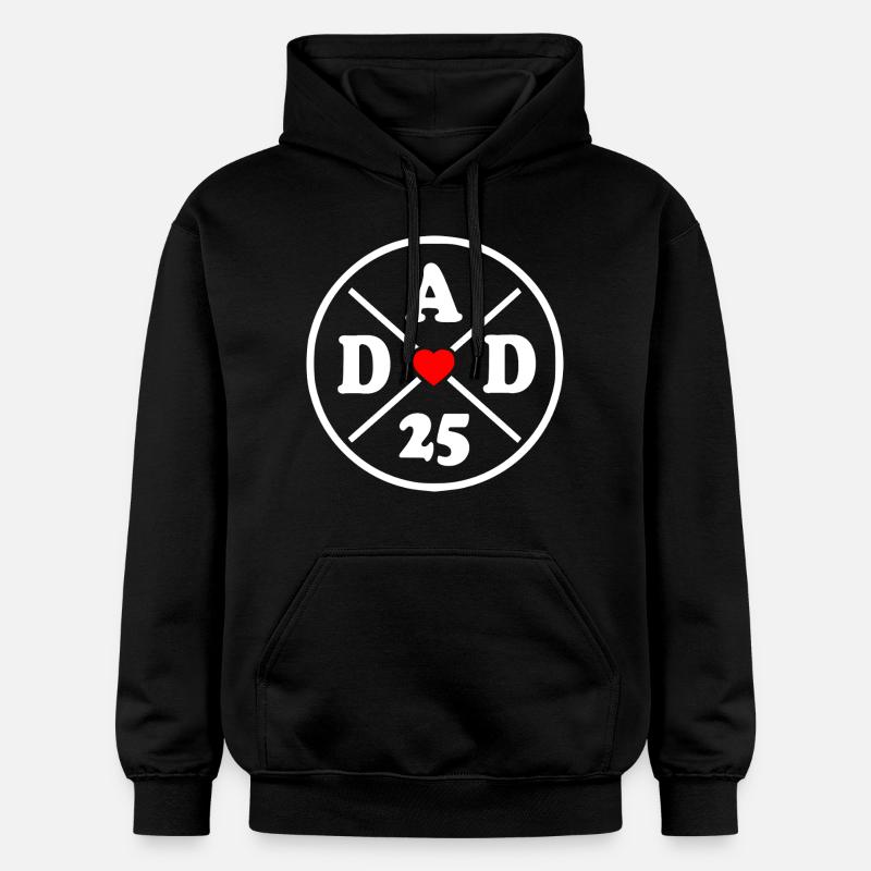 Dad 2025 - Sweat à capuche Softstyle® Gildan Unisexe - noir