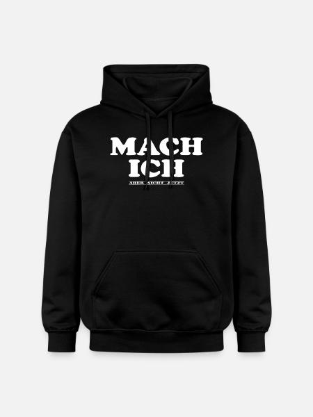 Mach ich - Gildan Unisex Softstyle® Midweight Hoodie - Schwarz