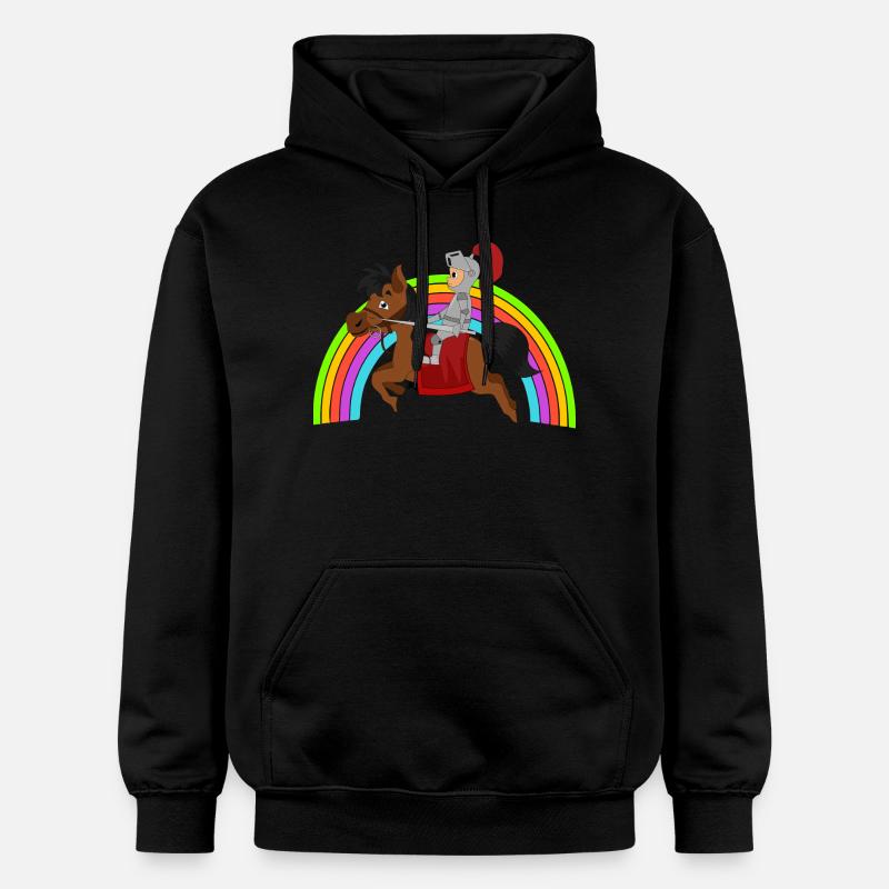 chevalier chevalier - Sweat à capuche Softstyle® Gildan Unisexe - noir