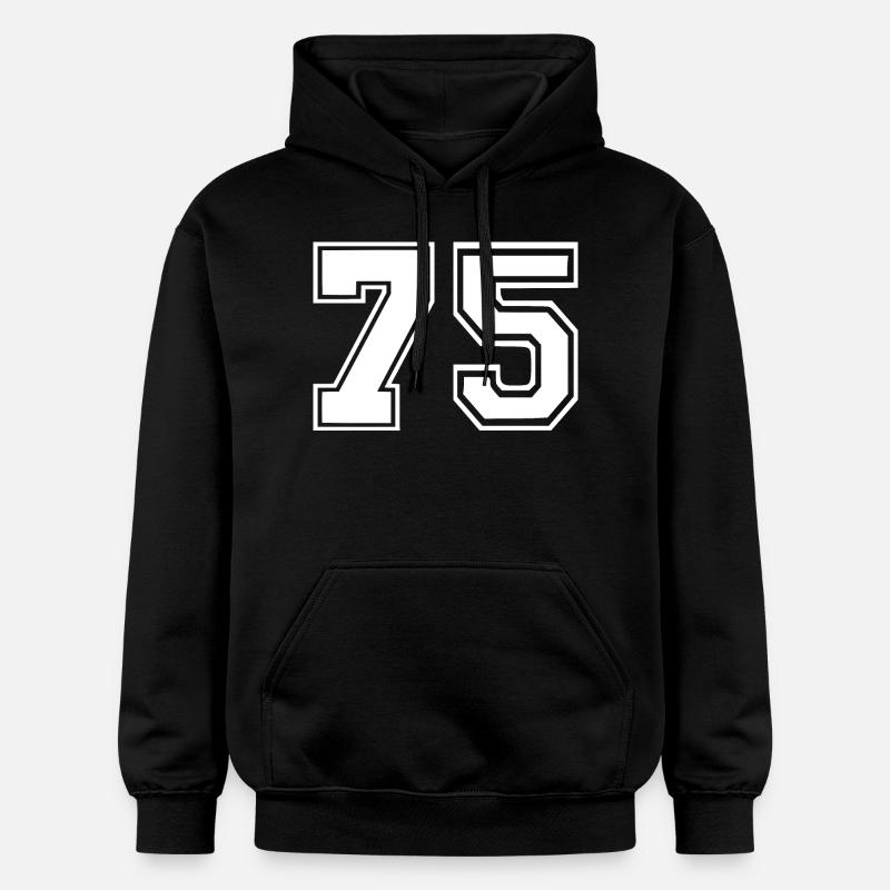 75 - Sweat à capuche Softstyle® Gildan Unisexe - noir