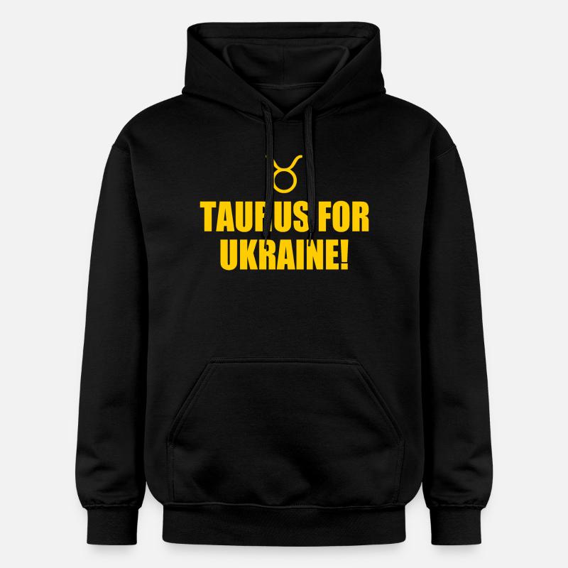 taurus for ukraine - Sweat à capuche Softstyle® Gildan Unisexe - noir