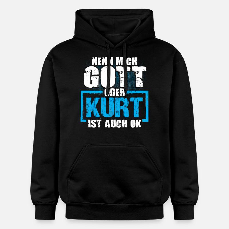 KURT - ok - Gildan Unisex Softstyle® Midweight Hoodie - Schwarz