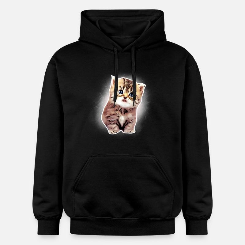 Bébé chat - Sweat à capuche Softstyle® Gildan Unisexe - noir