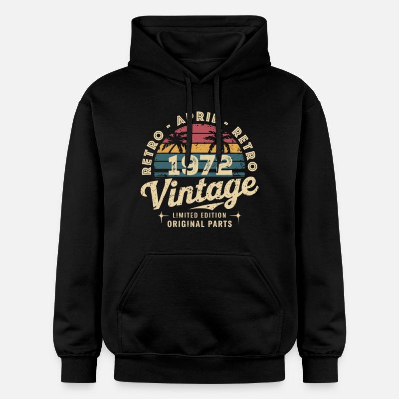 Avril 1972 - April 1972 - Sweat à capuche Softstyle® Gildan Unisexe - noir