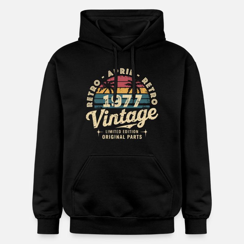Avril 1977 - April 1977 - Sweat à capuche Softstyle® Gildan Unisexe - noir