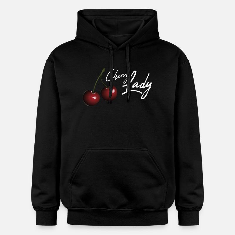 Cerise Lady / idée cadeau - Sweat à capuche Softstyle® Gildan Unisexe - noir