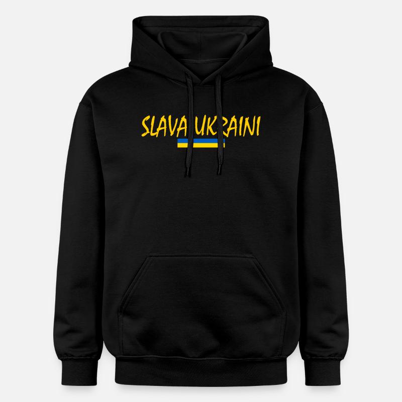 Slava ukraini - Sweat à capuche Softstyle® Gildan Unisexe - noir