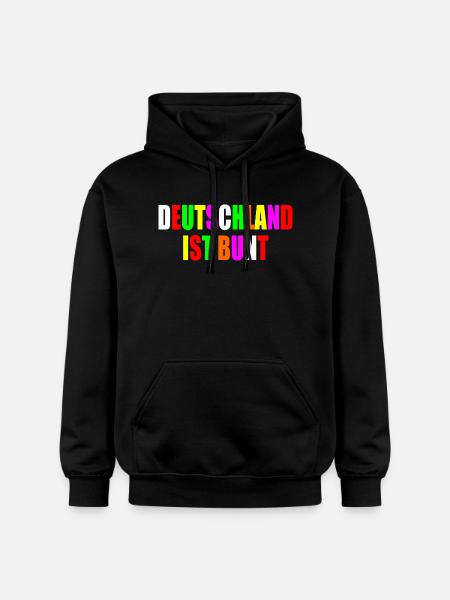 Deutschland ist bunt - Gildan Unisex Softstyle® Midweight Hoodie - Schwarz