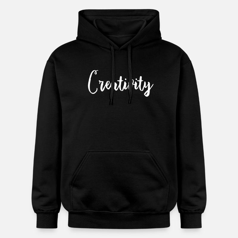 la créativité ne connaît - Sweat à capuche Softstyle® Gildan Unisexe - noir