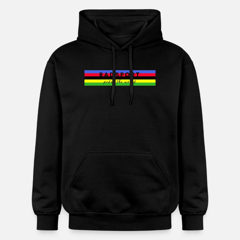 Champion du monde de cyclisme - Sweat à capuche Softstyle® Gildan Unisexe - noir