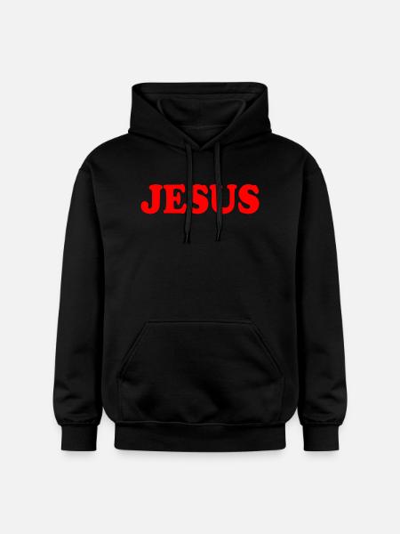 Jesus - Gildan Unisex Softstyle® Midweight Hoodie - black