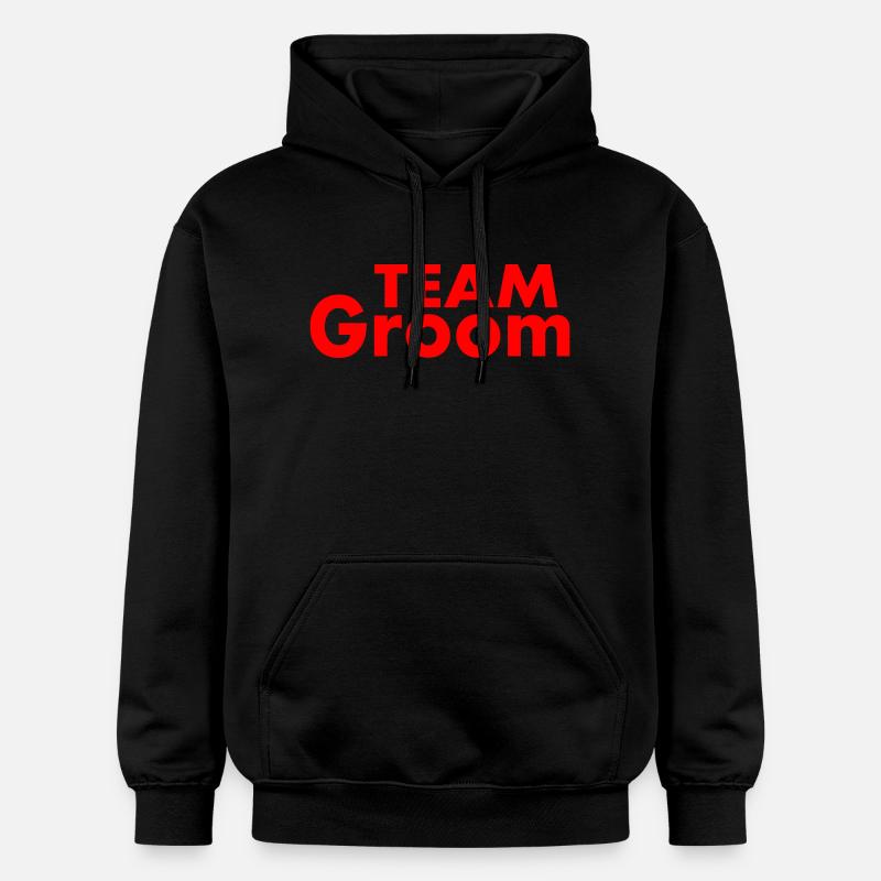 Team groom - Sweat à capuche Softstyle® Gildan Unisexe - noir