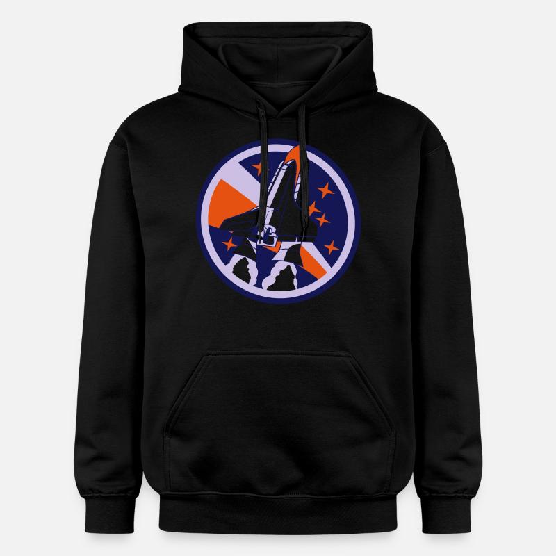 lancement de la navette spatiale - Sweat à capuche Softstyle® Gildan Unisexe - noir