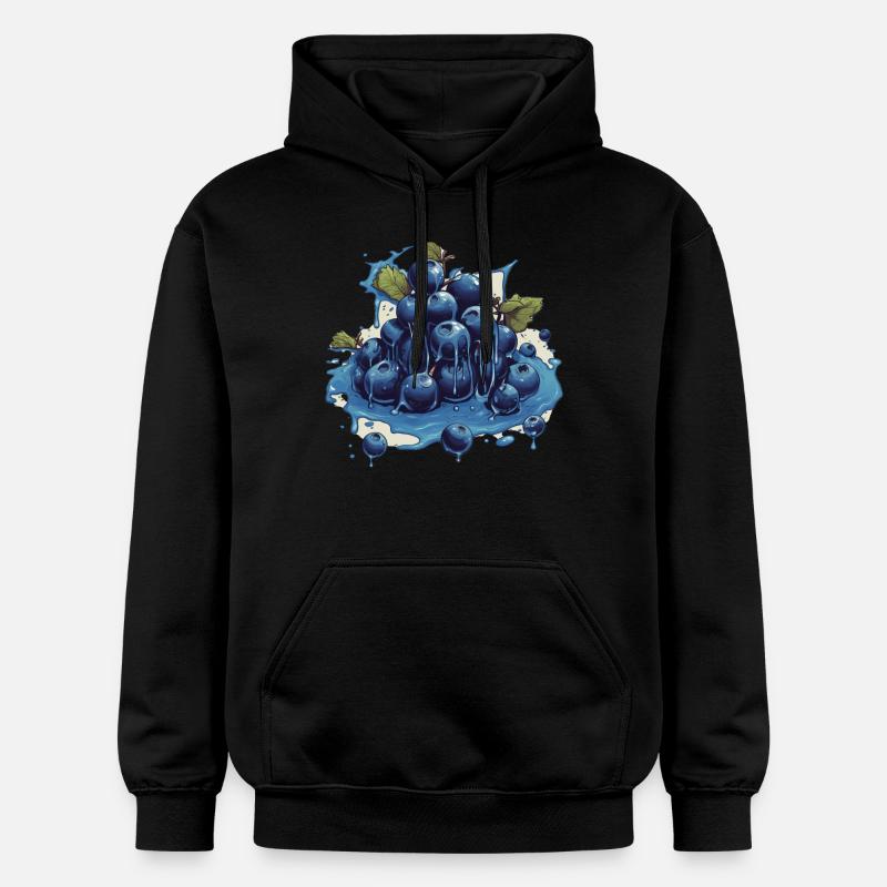 Myrtille - Sweat à capuche Softstyle® Gildan Unisexe - noir