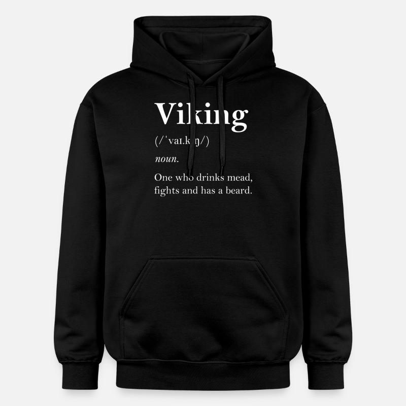 Définition de Viking - Sweat à capuche Softstyle® Gildan Unisexe - noir