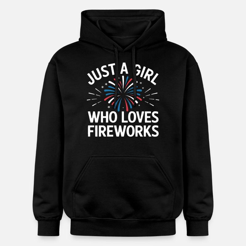 Pyrotechnics Fireworks Pyrotechnics - Gildan Unisex Softstyle® Midweight Hoodie - black